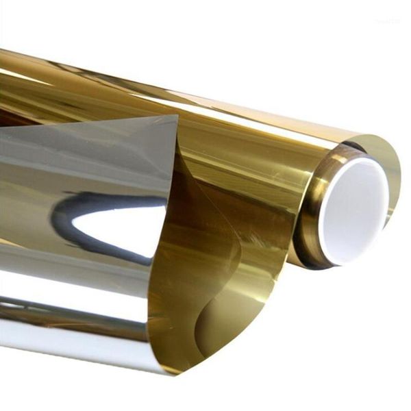 window stickers 7m length gold silver thermal control film home decals removable water-proof durable one way mirror stained sticker1
window stickers 7m length gold silver thermal control film home decals removable water-proof durable one way mirror stained sticker1