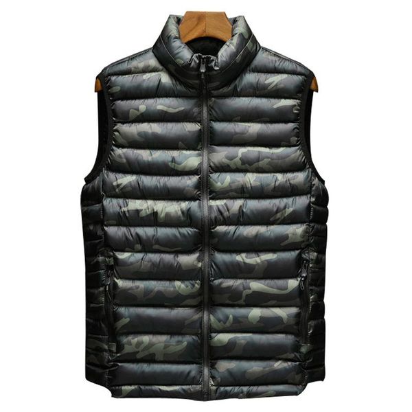 men's vests 2021 camouflage vest men stylish autumn winter warm sleeveless jacket waistcoat slim fit fashion casual coats, Black;white
men's vests 2021 camouflage vest men stylish autumn winter warm sleeveless jacket waistcoat slim fit fashion casual coats, Black;white