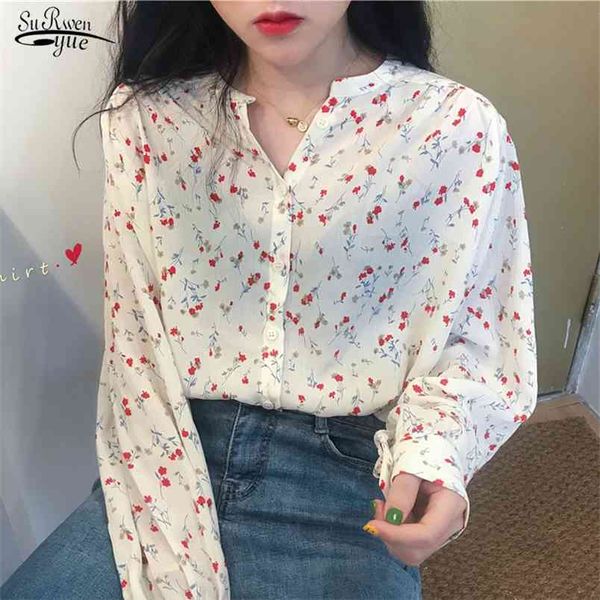 blusas autumn sweet long sleeve chiffon blouse turn down collar woman shirt korean style print loose casual women clothing 10148 210421, White
blusas autumn sweet long sleeve chiffon blouse turn down collar woman shirt korean style print loose casual women clothing 10148 210421, White