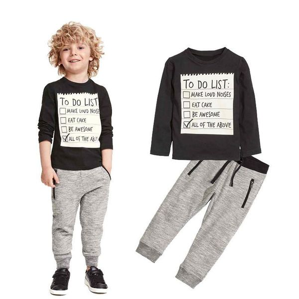kids boy clothes set handsome sportswear black letter printed blouse gray drawstring casual pants fashion unique outfits clothing sets, White
kids boy clothes set handsome sportswear black letter printed blouse gray drawstring casual pants fashion unique outfits clothing sets, White