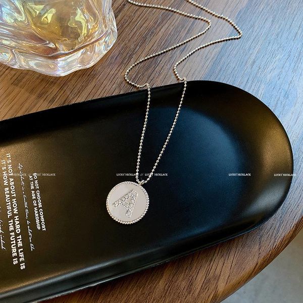 pendant necklaces autumn and winter models lucky letter a necklace female net red ins tide design sense simple versatile sweater chain, Silver
pendant necklaces autumn and winter models lucky letter a necklace female net red ins tide design sense simple versatile sweater chain, Silver