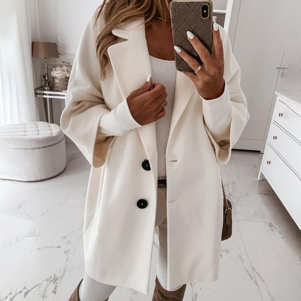 women's jackets women artificial wool elegant blend coat slim female long outerwear jacket autumn spring fashion coats mujer, Black;brown
women's jackets women artificial wool elegant blend coat slim female long outerwear jacket autumn spring fashion coats mujer, Black;brown