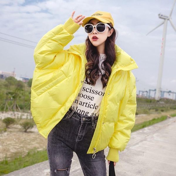 women's down & parkas women winter jacket korean thick warm duck coats 2021 fashion solid loose puffer jackets female outerwear, Black
women's down & parkas women winter jacket korean thick warm duck coats 2021 fashion solid loose puffer jackets female outerwear, Black