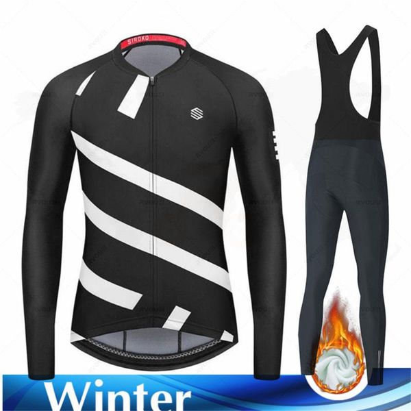racing sets siroko winter bicycle set bike cycling team 2022 men thermal fleece long sleeve sportswear traje de ciclismo invierno, Black;blue
racing sets siroko winter bicycle set bike cycling team 2022 men thermal fleece long sleeve sportswear traje de ciclismo invierno, Black;blue