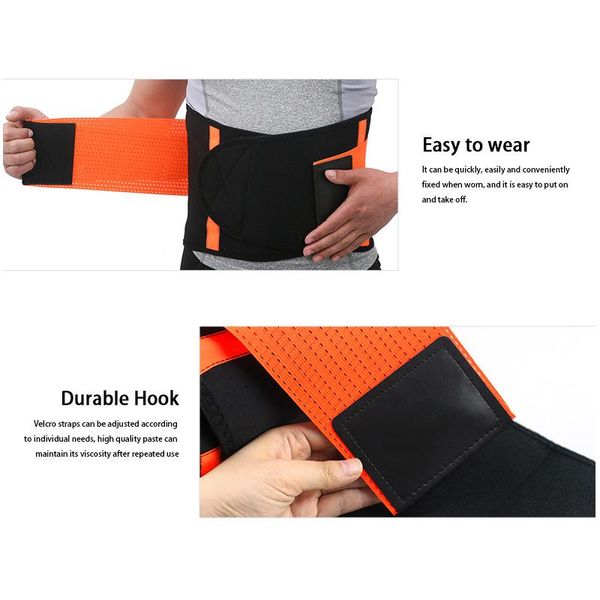 adjustable waist belt sports fitness slimming training protective brace relief back pain sweat fi-19ing support, Black;gray
adjustable waist belt sports fitness slimming training protective brace relief back pain sweat fi-19ing support, Black;gray