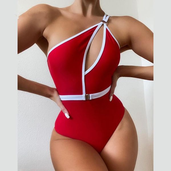 one-piece suits 2021 women hollow out waist belt bikini swimwear one piece shoulder swimsuit push up summer female bodysuit beach wear
one-piece suits 2021 women hollow out waist belt bikini swimwear one piece shoulder swimsuit push up summer female bodysuit beach wear