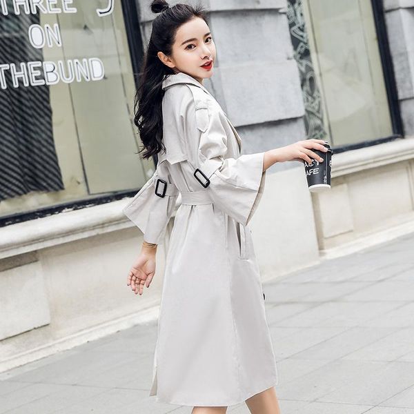 women's trench coats windbreaker solid long coat patchwork light windbreakers button sashes winter 2021, Tan;black
women's trench coats windbreaker solid long coat patchwork light windbreakers button sashes winter 2021, Tan;black