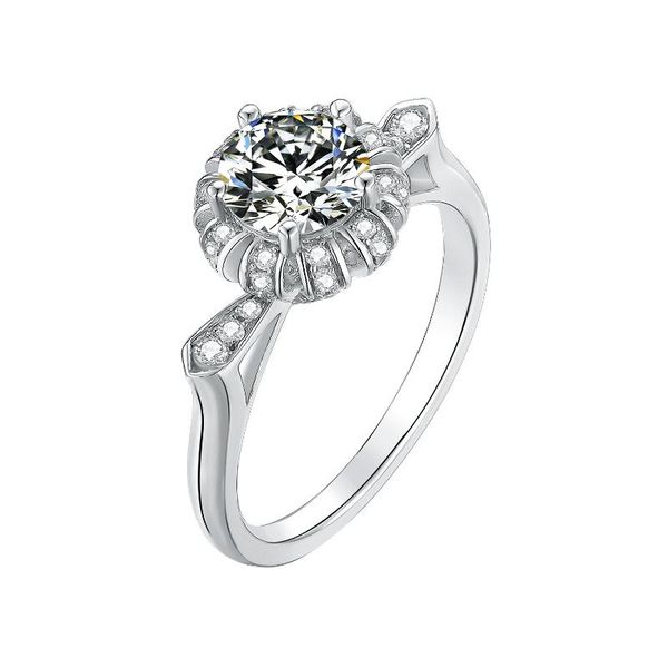 cluster rings gem's ballet wedding moissanite diamond 925 sterling silver five prong 1ct fashion flower designs jewelry women ring, Golden;silver
cluster rings gem's ballet wedding moissanite diamond 925 sterling silver five prong 1ct fashion flower designs jewelry women ring, Golden;silver
