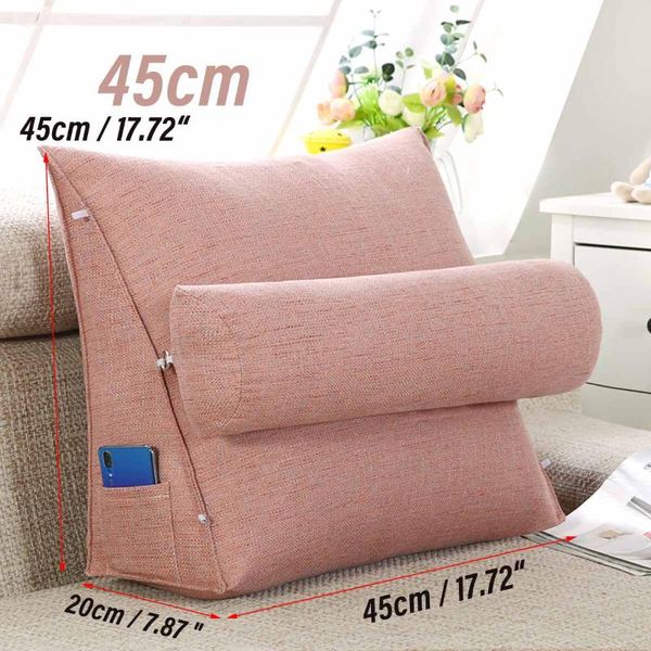 cushion/decorative pillow lounger bed reading rest back triangle sofa cushion office chair living room lumbar pad fashion home decor
cushion/decorative pillow lounger bed reading rest back triangle sofa cushion office chair living room lumbar pad fashion home decor