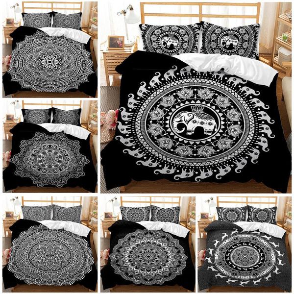 bedding sets fashion personality black style bohemian duvet cover 2/3piece 3d digital set with matching pillowcases for all season
bedding sets fashion personality black style bohemian duvet cover 2/3piece 3d digital set with matching pillowcases for all season