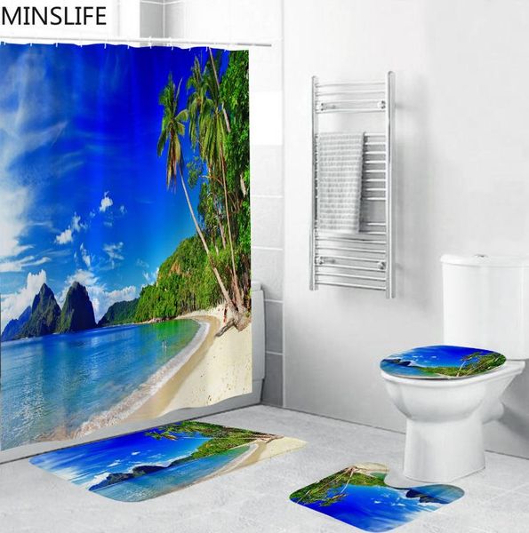 sunny beach shower curtain set bath mats rugs modern fabric bathroom curtains scenery toilet cover anti-slip carpet
sunny beach shower curtain set bath mats rugs modern fabric bathroom curtains scenery toilet cover anti-slip carpet