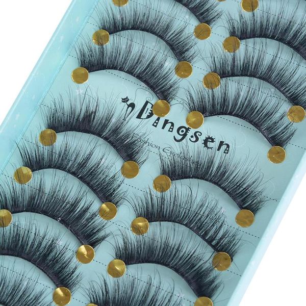 false eyelashes 10 pairs 3d soft mink hair natural messy eyelash crisscross wispy fluffy lashes extension eye makeup tools
false eyelashes 10 pairs 3d soft mink hair natural messy eyelash crisscross wispy fluffy lashes extension eye makeup tools