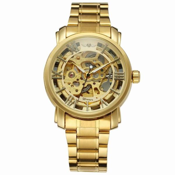 gold hollow skeleton automatic self-wind mechanical watch men luxury brand montre homme clock relogio masculino wristwatches, Slivery;brown
gold hollow skeleton automatic self-wind mechanical watch men luxury brand montre homme clock relogio masculino wristwatches, Slivery;brown