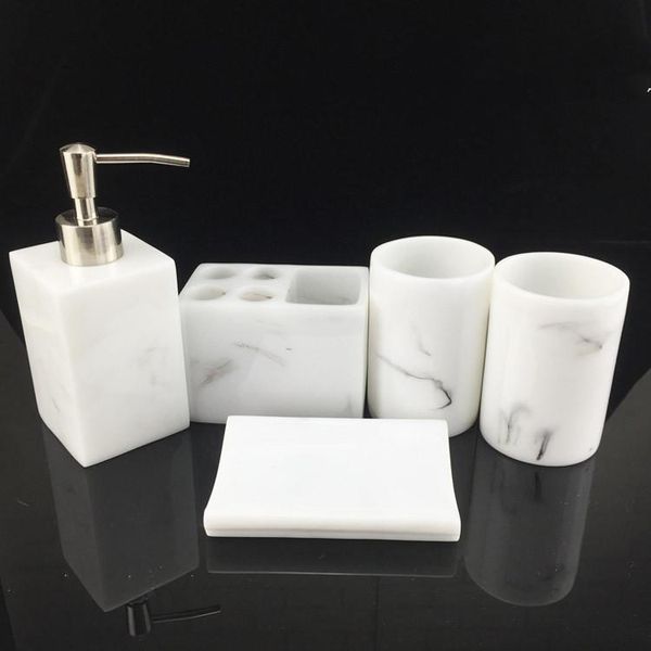 wedding decoration marble texture white resin 5pcs set bathroom accessories toiletries brushing cupshome gift bath accessory
wedding decoration marble texture white resin 5pcs set bathroom accessories toiletries brushing cupshome gift bath accessory