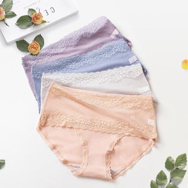 women panties breathable and comfortable lace high waist female underwear combed cotton briefs hip-lifting women's, Black;pink
women panties breathable and comfortable lace high waist female underwear combed cotton briefs hip-lifting women's, Black;pink