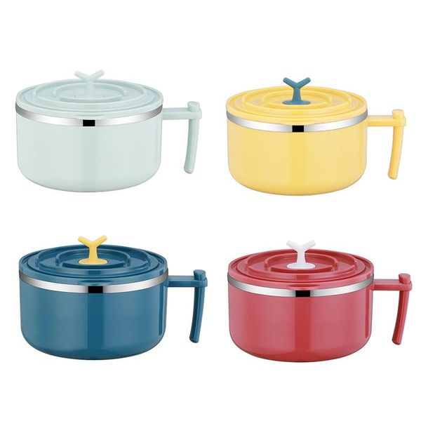 bowls 1pcs durable large capacity bowl 304 stainless steel instant noodle fast with lid sealed bento box
bowls 1pcs durable large capacity bowl 304 stainless steel instant noodle fast with lid sealed bento box
