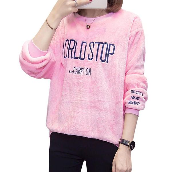 women's hoodies & sweatshirts autumn winter casual flannel coat clothes sweatshirt letter worlosembroidery harajuku keep warm, Black
women's hoodies & sweatshirts autumn winter casual flannel coat clothes sweatshirt letter worlosembroidery harajuku keep warm, Black