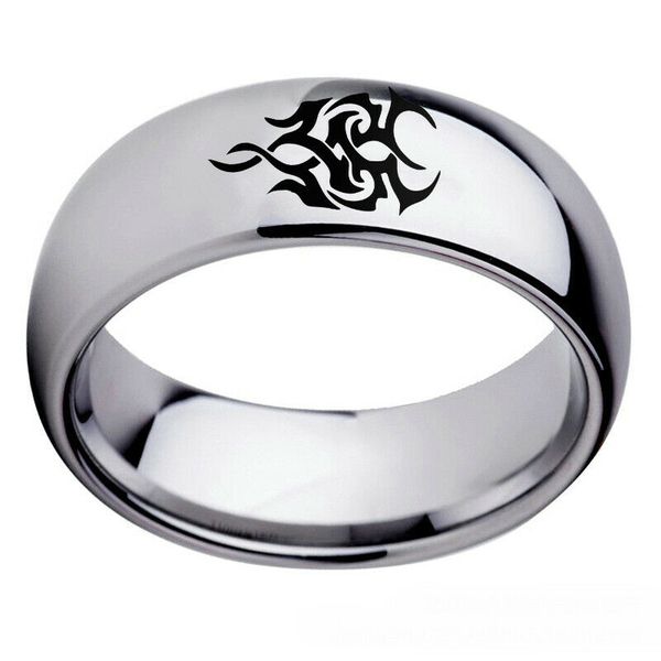 tribal warrior gothic ninja symbol stainless steel band ring gift size 6-13, Silver
tribal warrior gothic ninja symbol stainless steel band ring gift size 6-13, Silver