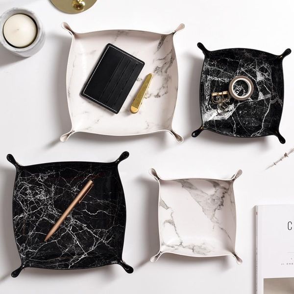 kitchen storage & organization nordic style leather desktray marble texture sundries key jewelry box cosmetic
kitchen storage & organization nordic style leather desktray marble texture sundries key jewelry box cosmetic