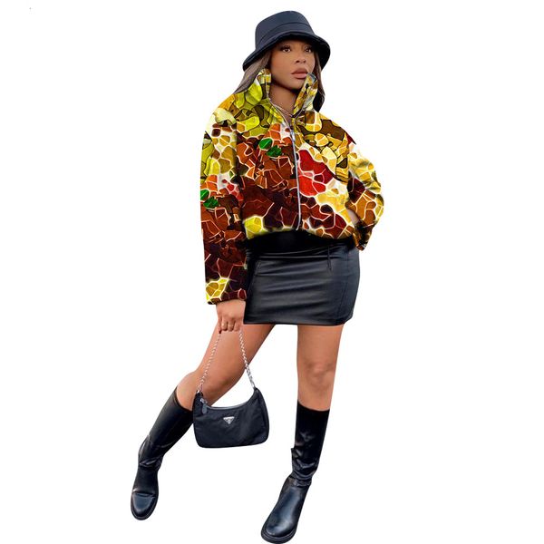 colorful print women keep warm bread coats winter arrivals lady casual stand collar zipper loose cotton-padded jackets, Black;brown
colorful print women keep warm bread coats winter arrivals lady casual stand collar zipper loose cotton-padded jackets, Black;brown