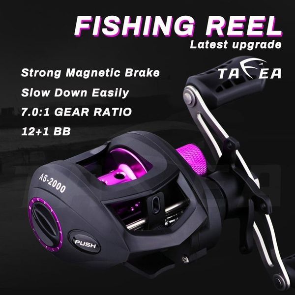 12+1bb fishing reel shell lightweight baitcasting casting wheel raft rod reels