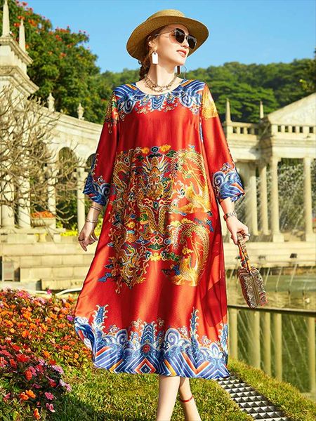 floral print summer dress ladies spring 2021 loose long retro bohemian party plus size vestido feminino casual dresses, Black;gray
floral print summer dress ladies spring 2021 loose long retro bohemian party plus size vestido feminino casual dresses, Black;gray