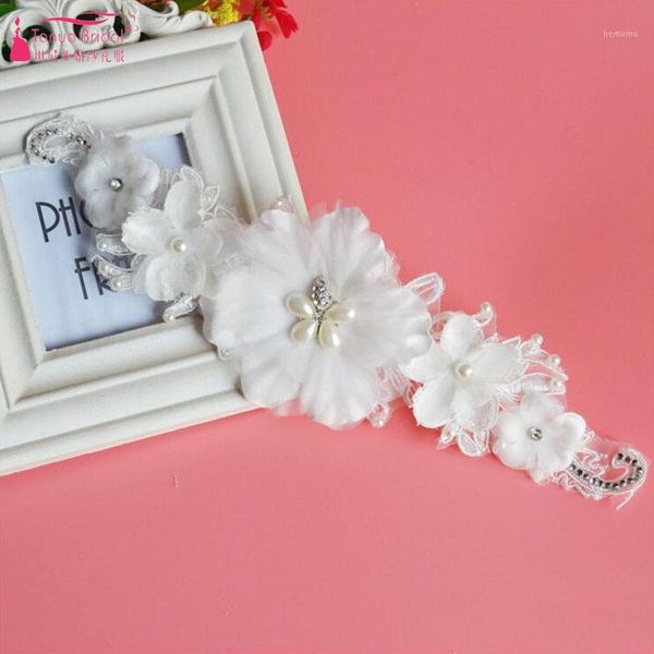 lace flower white bridal hair decoration elegant headwear wedding accessories in stock zh0181
lace flower white bridal hair decoration elegant headwear wedding accessories in stock zh0181