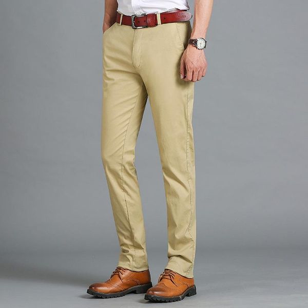 brand men's pants stretching cotton trousers autumn business smart casual good, Black
brand men's pants stretching cotton trousers autumn business smart casual good, Black