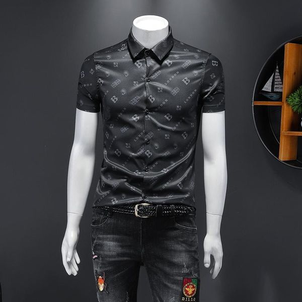 men's casual shirts eu designer classic british england flag business short sleeve male summer clothing#2215, White;black
men's casual shirts eu designer classic british england flag business short sleeve male summer clothing#2215, White;black