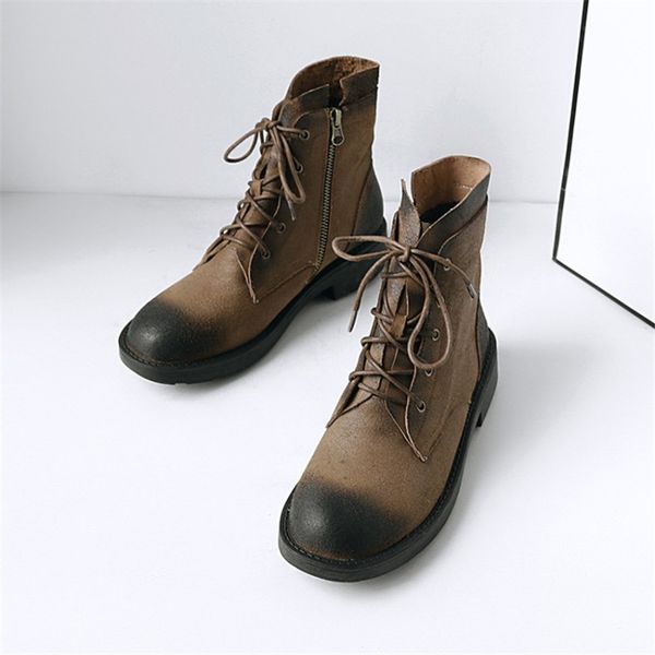 winter boots women ankle with zipper lace up low heel for fashion "dirty shoes" 210507, Black
winter boots women ankle with zipper lace up low heel for fashion "dirty shoes" 210507, Black