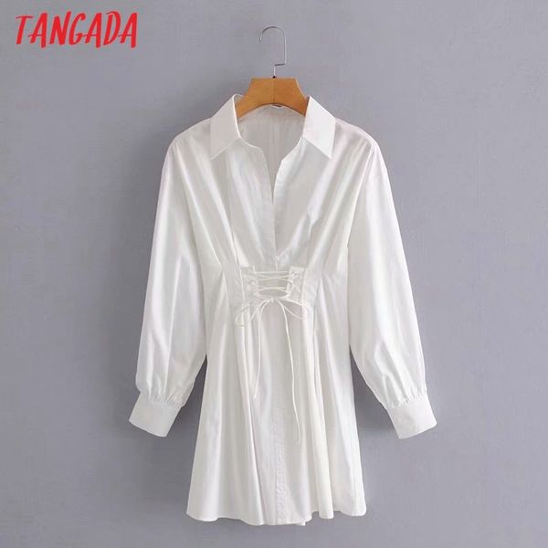 fashion women lace up white shirt long sleeve ladies short dress 5d23 210416, Black;gray
fashion women lace up white shirt long sleeve ladies short dress 5d23 210416, Black;gray