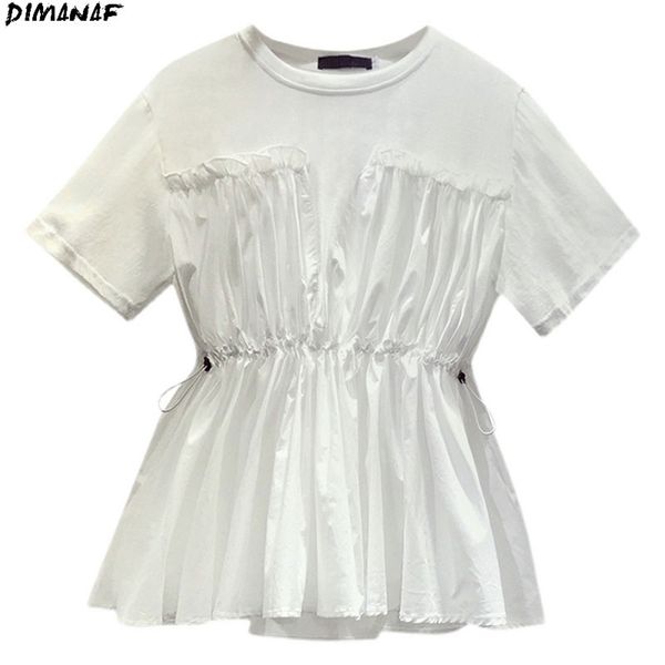 plus size women t-shirt patchwork cotton show thin fashion shirt white loose summer short sleeve solid tees 4xl 210531
plus size women t-shirt patchwork cotton show thin fashion shirt white loose summer short sleeve solid tees 4xl 210531