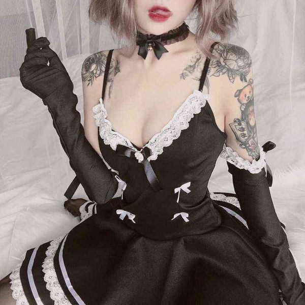 nxy set pajamas teas bed passion maid uniform seduction lingerie summer princess dres nightwear cosplay 1210, Red;black
nxy set pajamas teas bed passion maid uniform seduction lingerie summer princess dres nightwear cosplay 1210, Red;black
