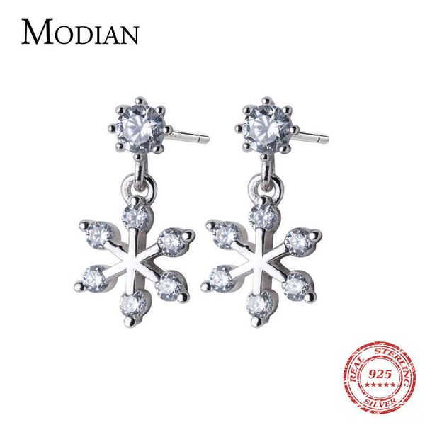 design snowflake with clear cz drop earrings for women korea fashion dangle earring 925 stelring silver jewelry 210707
design snowflake with clear cz drop earrings for women korea fashion dangle earring 925 stelring silver jewelry 210707