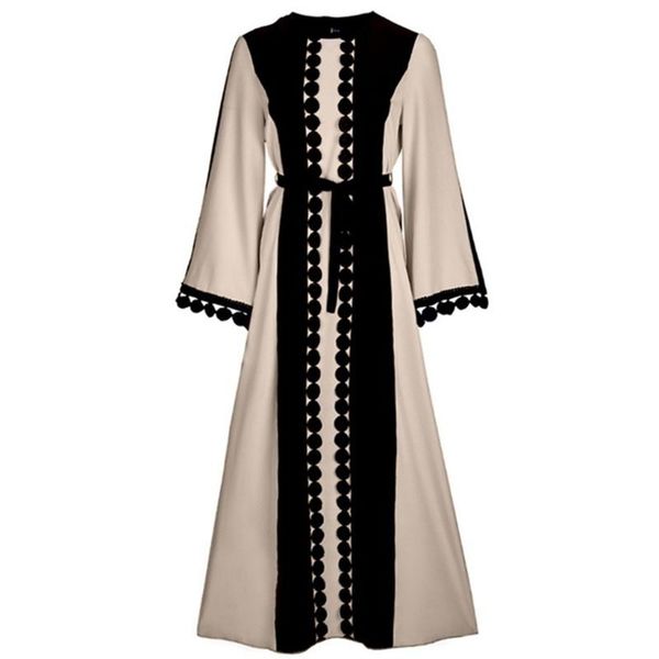 ethnic clothing women muslim maxi dress lace polka stitching islamic dubai belted robe kaftan, Red
ethnic clothing women muslim maxi dress lace polka stitching islamic dubai belted robe kaftan, Red