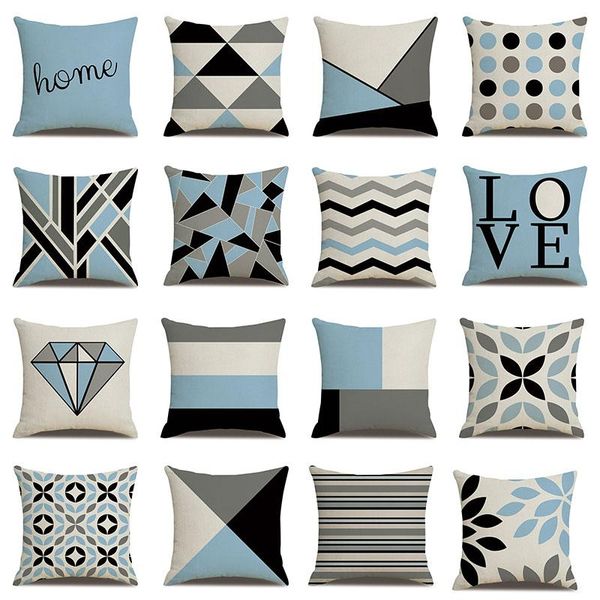 pillow case mediterranean blue series cushion cover 45x45 linen geometric home decoration covers sofa lumbar hug pillows shell
pillow case mediterranean blue series cushion cover 45x45 linen geometric home decoration covers sofa lumbar hug pillows shell