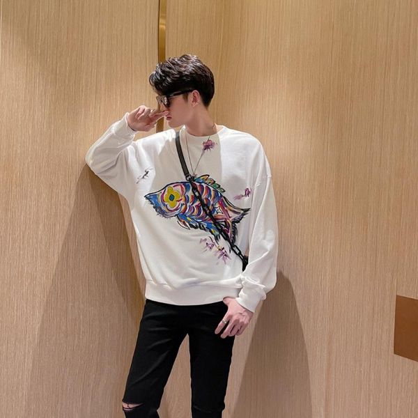 men's hoodies & sweatshirts zk1692 fashion 2021 runway luxury european design party style clothing, Black
men's hoodies & sweatshirts zk1692 fashion 2021 runway luxury european design party style clothing, Black