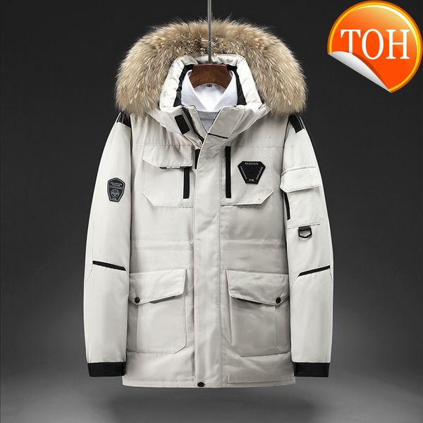 pure down jacket color men's parka stand collar warm thick season new korean detachable hat casual hoodies, Black
pure down jacket color men's parka stand collar warm thick season new korean detachable hat casual hoodies, Black