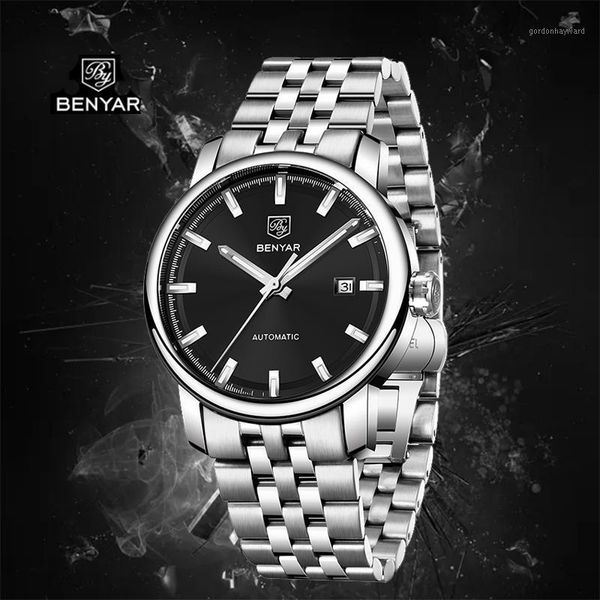 fashion men's watch mechanical automatic stainless steel case 30m life waterproof winding wristwatches, Slivery;brown
fashion men's watch mechanical automatic stainless steel case 30m life waterproof winding wristwatches, Slivery;brown