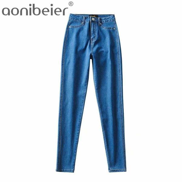 spring ladies high elastic jeans europe tight bound feet pants based thin render pencil trouserse 210604, Blue
spring ladies high elastic jeans europe tight bound feet pants based thin render pencil trouserse 210604, Blue