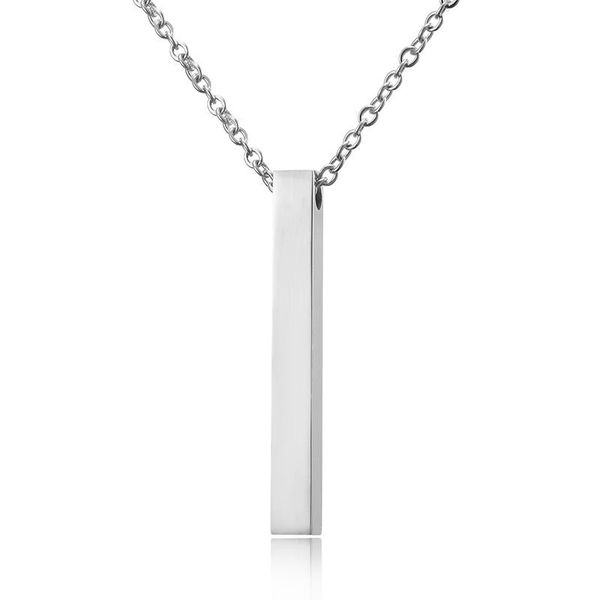pendant necklaces square 18k gold-plated wishing bar women's necklace titanium steel lettered customized stainless, Silver
pendant necklaces square 18k gold-plated wishing bar women's necklace titanium steel lettered customized stainless, Silver