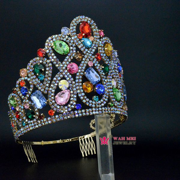 colour mixed australian rhinestone crowns tiara hairwear adjustable headband comb for women pageant bridal wedding hair accessories mo258, White;golden
colour mixed australian rhinestone crowns tiara hairwear adjustable headband comb for women pageant bridal wedding hair accessories mo258, White;golden