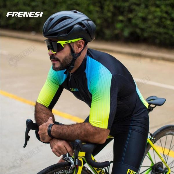 frenesi men triathlon short sleeve cycling skinsuit maillot ropa ciclismo bike jersey bicycle clothes go pro jumpsuit racing sets, Black;blue
frenesi men triathlon short sleeve cycling skinsuit maillot ropa ciclismo bike jersey bicycle clothes go pro jumpsuit racing sets, Black;blue