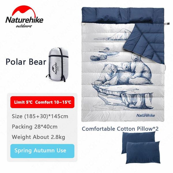 sleeping bags naturehike portable double person camping bag detachable single with pillow lihgtweight comfort breathable
sleeping bags naturehike portable double person camping bag detachable single with pillow lihgtweight comfort breathable