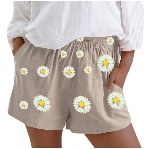 women's shorts women casual loose summer with daisy print elastic waist linen pockets for bandage waist#q, White;black
women's shorts women casual loose summer with daisy print elastic waist linen pockets for bandage waist#q, White;black