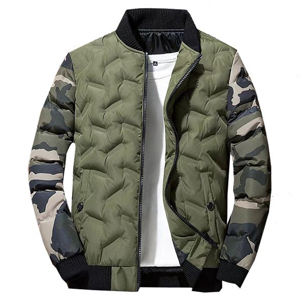 men's bomber zipper jacket winter male fleece warm down coats casual streetwear hip hop slim fit pilot camouflage jackets mens, Black
men's bomber zipper jacket winter male fleece warm down coats casual streetwear hip hop slim fit pilot camouflage jackets mens, Black