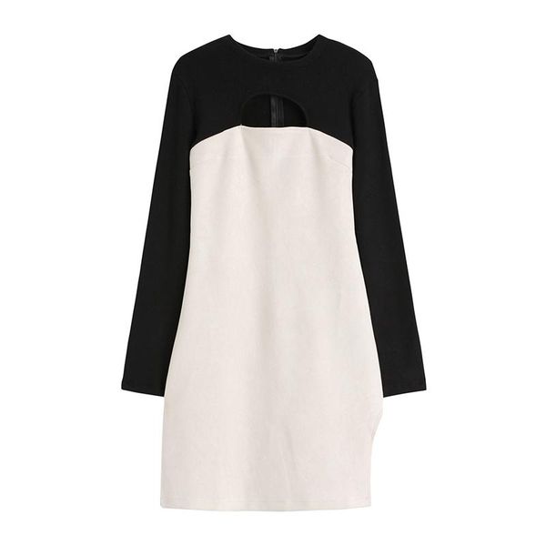 dress for night party contrast color knitted long-sleeve loose fit fashion tide spring autumn 403-a casual dresses, Black;gray
dress for night party contrast color knitted long-sleeve loose fit fashion tide spring autumn 403-a casual dresses, Black;gray