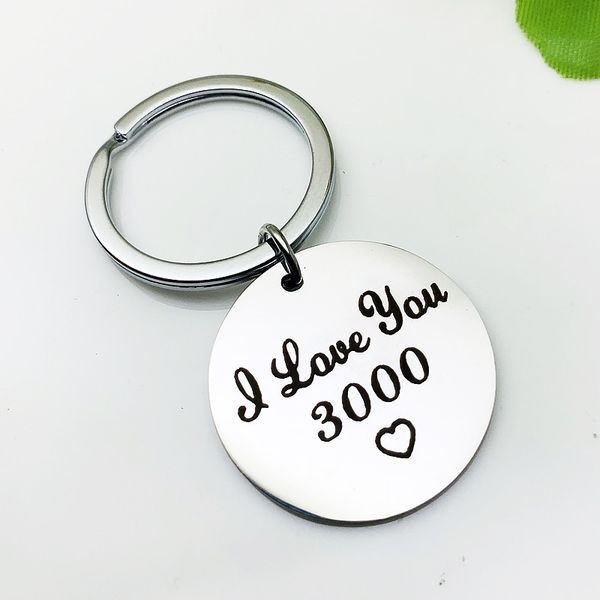 10pc fashion charm i love you 3000 couple keychain keyring couple jewelry gifts for wife husband, Silver
10pc fashion charm i love you 3000 couple keychain keyring couple jewelry gifts for wife husband, Silver