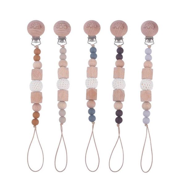 baby pacifier holders chain clips natural wooden silicone teething beads crochet newborn teeth practice toys infant feeding kids chew toy b8
baby pacifier holders chain clips natural wooden silicone teething beads crochet newborn teeth practice toys infant feeding kids chew toy b8