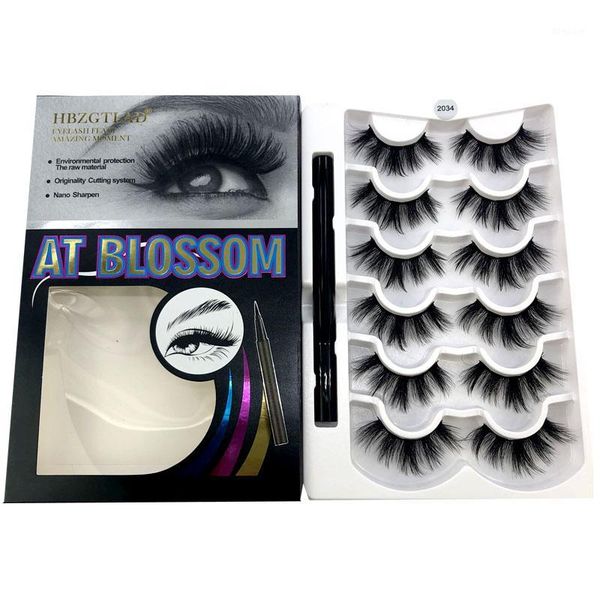 pairs 6d mink false eyelashes with eyeliner crisscross natural makeup eyelash fluffy fake lashes for women's fashion1
pairs 6d mink false eyelashes with eyeliner crisscross natural makeup eyelash fluffy fake lashes for women's fashion1